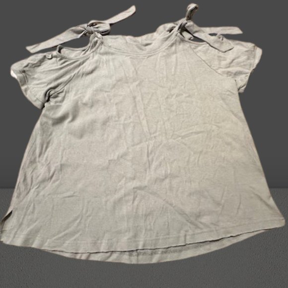 Mint Tie Cold Shoulder Sweatshirt - Picture 4 of 6